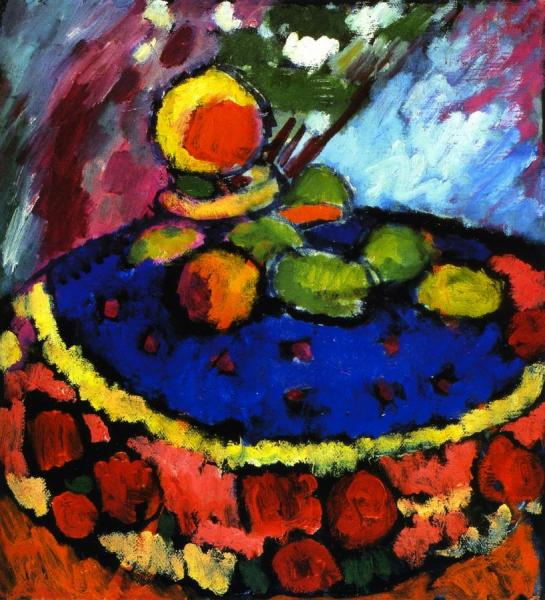 Still Life With Round Table by Alexej Von Jawlensky