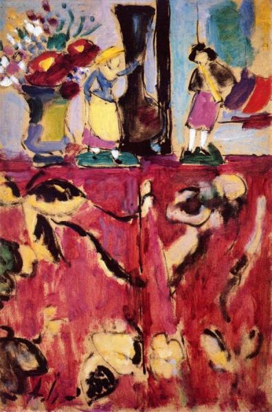 Studio Still Life (2 Figures) by Alexej Von Jawlensky