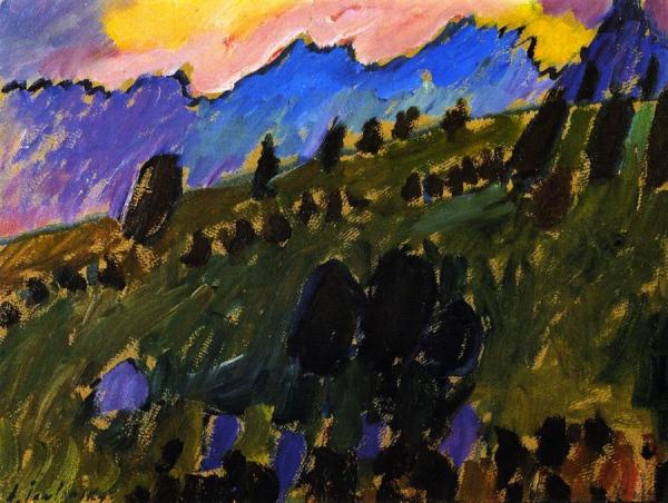 Sunset by Alexej Von Jawlensky