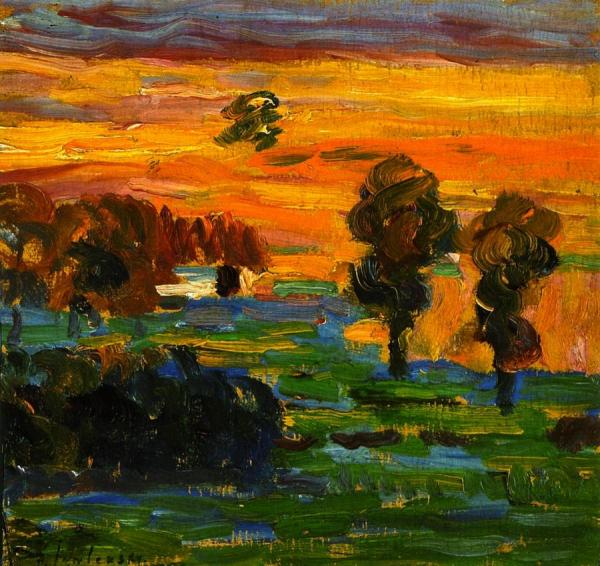 Sunset by Alexej Von Jawlensky