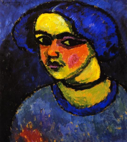 The Black Eyes by Alexej Von Jawlensky