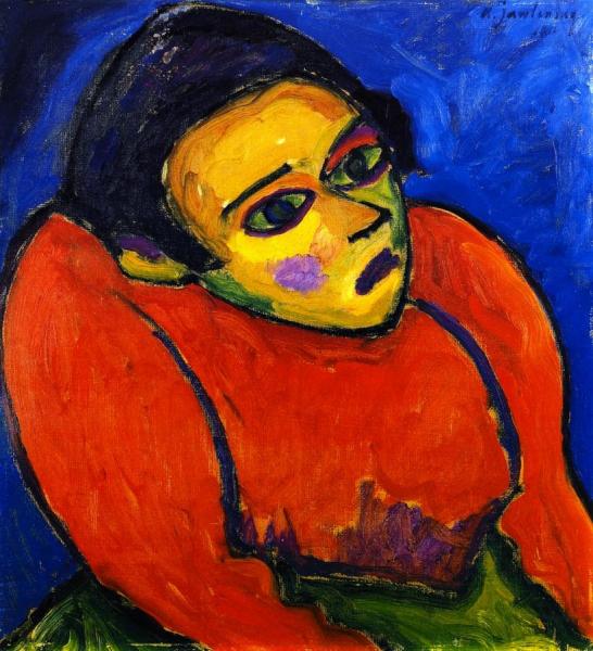 The Hunchbacked Woman by Alexej Von Jawlensky