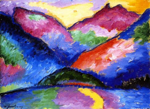 The Oy Valley by Alexej Von Jawlensky