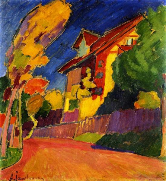 The Yellow House by Alexej Von Jawlensky