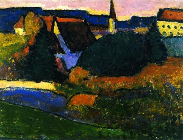 View Of Murnau by Alexej Von Jawlensky