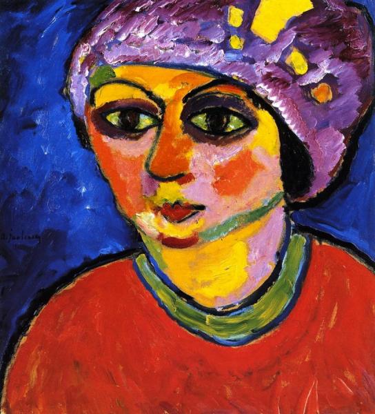 Violet Turban by Alexej Von Jawlensky