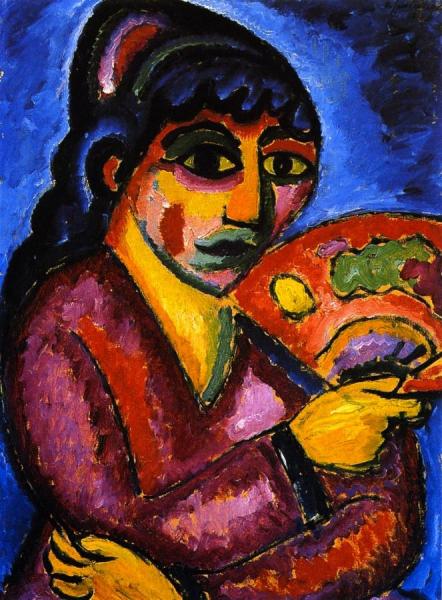 Woman From Turkestan by Alexej Von Jawlensky