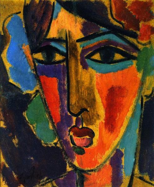 Woman's Head by Alexej Von Jawlensky