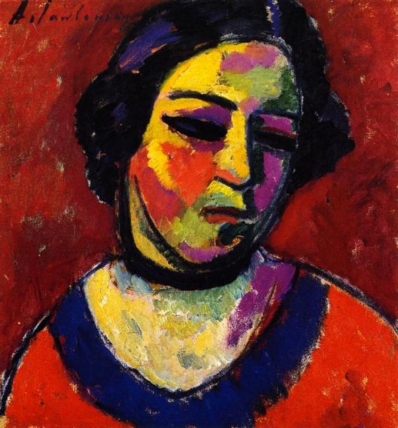 Woman's Head by Alexej Von Jawlensky