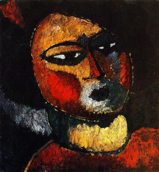 Woman With Red Cheeks by Alexej Von Jawlensky