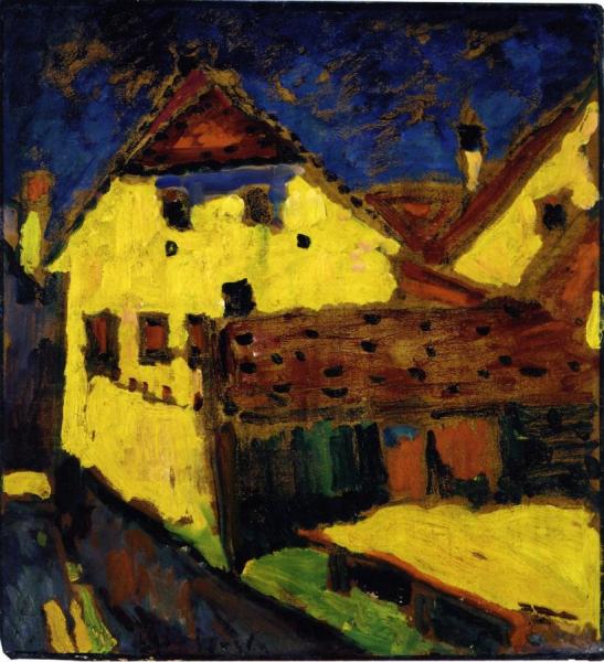 Yellow House by Alexej Von Jawlensky