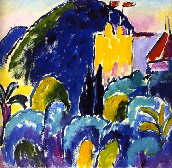 Yellow House - Bordighera by Alexej Von Jawlensky