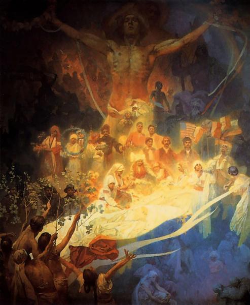 Alfons Maria Mucha Apotheosis Of The Slavs 1926