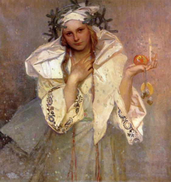 Alfons Maria Mucha Christmas In America