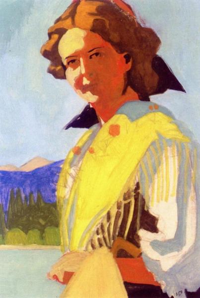 Girl From The Brixental by Alfons Walde