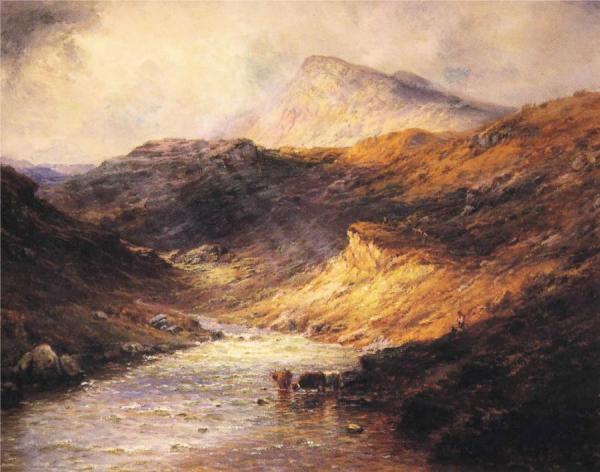 Ben Ledi From The Pass Of Leny by Alfred De Breanski, Sr.