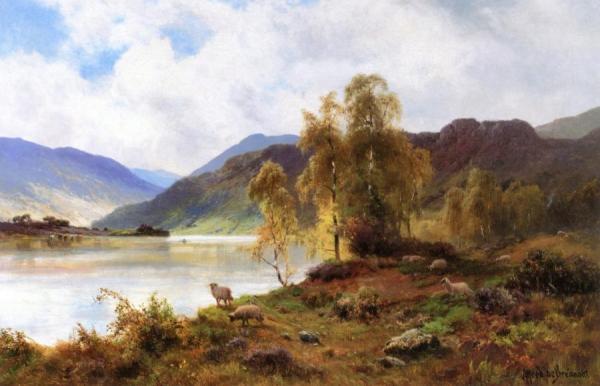 Loch Katrine by Alfred De Breanski, Sr.