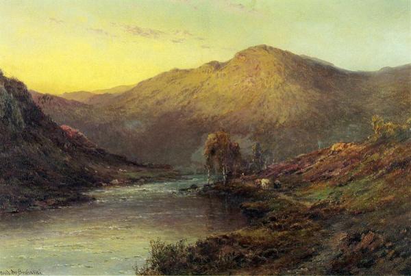 Near Dunkeld by Alfred De Breanski, Sr.