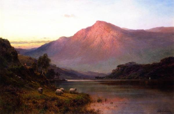 Alfred De Breanski, Sr. The Quiet Waters Of Loch Lomond