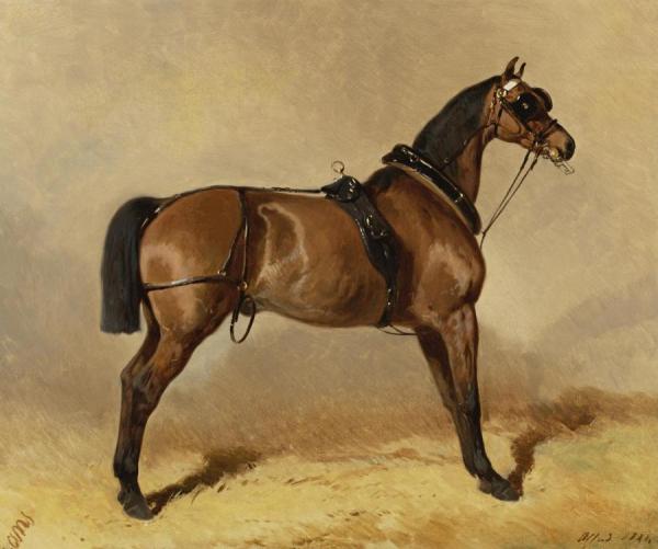 Alfred De Dreux Cheval De Trait