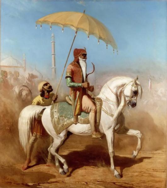 Randjiit Sing Baadur, King Of Lahore by Alfred De Dreux