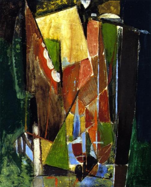 Abstract Portraits: Man And Woman by Alfred Henry Maurer Oil Painting Reproductions