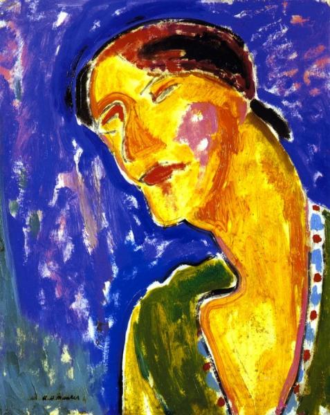Buste De Femme by Alfred Henry Maurer Oil Painting Reproductions