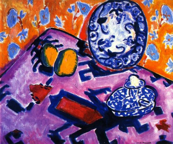 Fauve Still Life by Alfred Henry Maurer Oil Painting Reproductions