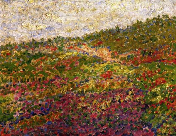 Field Of Flowers by Alfred Henry Maurer Oil Painting Reproductions