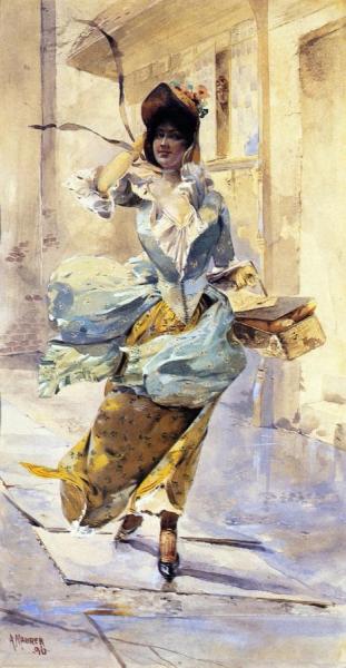 Figure Study by Alfred Henry Maurer