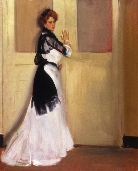 Girl In White by Alfred Henry Maurer