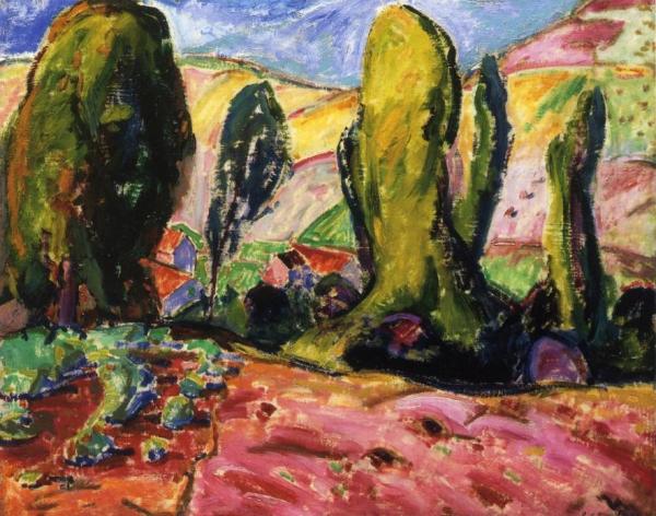 Landscape by Alfred Henry Maurer