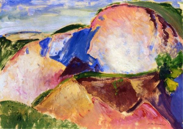 Landscape by Alfred Henry Maurer