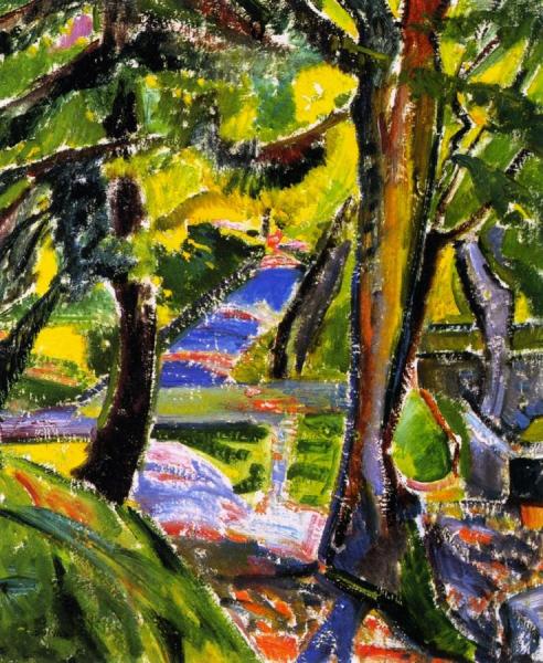 Landscape With Trees by Alfred Henry Maurer