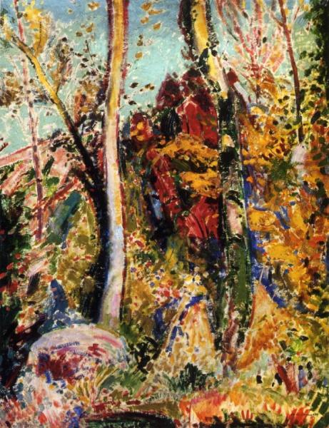 Landscape With Trees by Alfred Henry Maurer