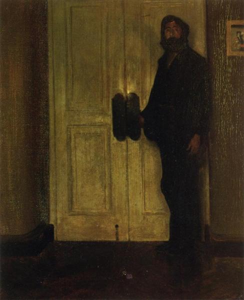 Man At The Door by Alfred Henry Maurer