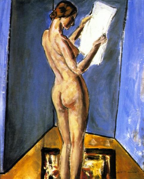 Nude Reading by Alfred Henry Maurer
