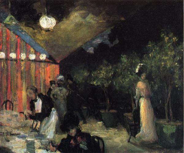 Paris Cafe by Alfred Henry Maurer
