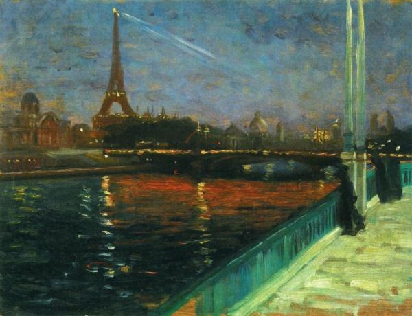 Paris, Nocturne by Alfred Henry Maurer