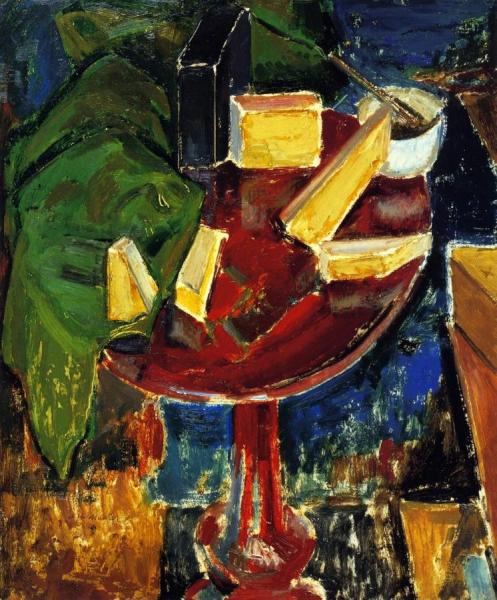 Red Table-top Still Life by Alfred Henry Maurer Oil Painting Reproductions