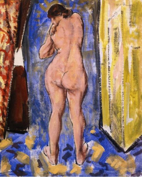 Standing Female Nude by Alfred Henry Maurer