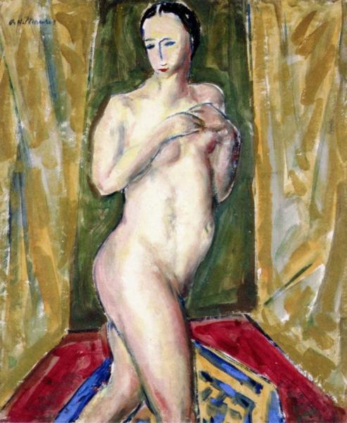 Standing Nude by Alfred Henry Maurer
