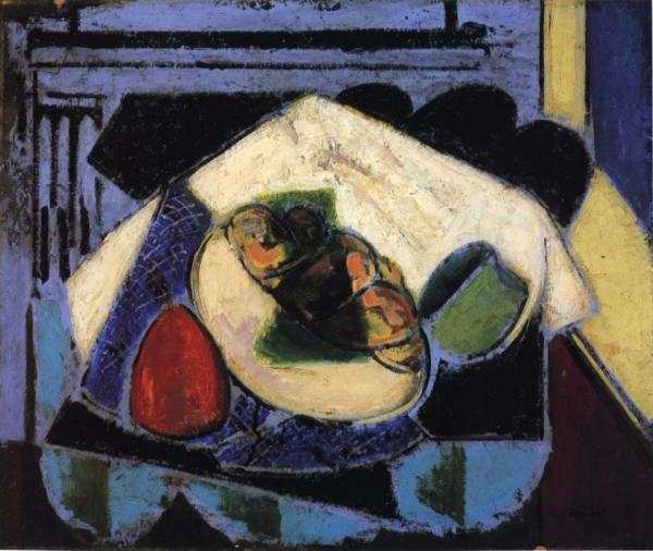 Still Life With Red Cheese by Alfred Henry Maurer