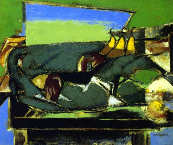 Still Life With Three Pears by Alfred Henry Maurer