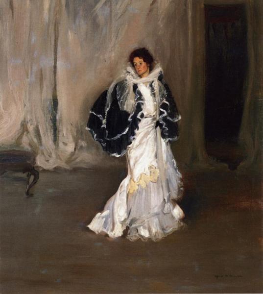 The Black Cape by Alfred Henry Maurer