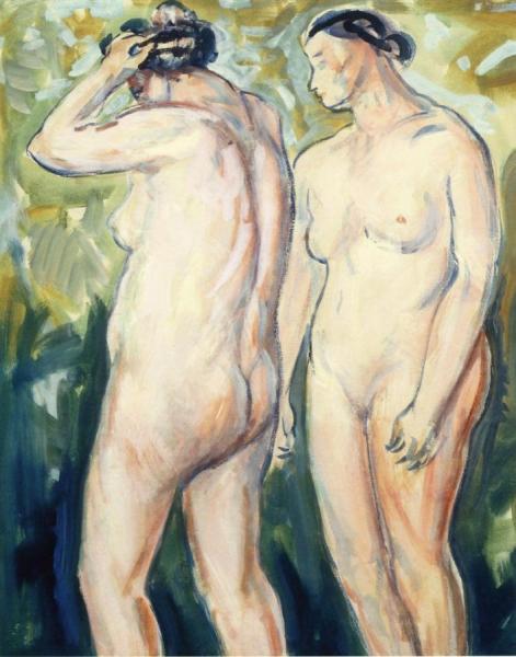 Two Figures by Alfred Henry Maurer
