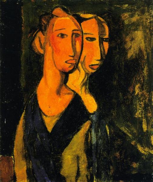 Two Sisters by Alfred Henry Maurer
