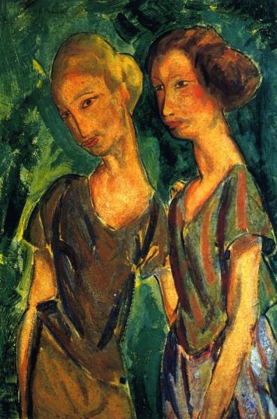Two Sisters by Alfred Henry Maurer