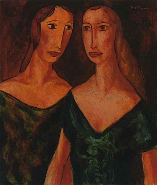 Two Women by Alfred Henry Maurer