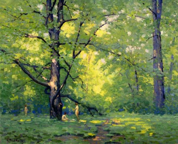 Early June by Alfred Hutty Oil Painting Reproductions